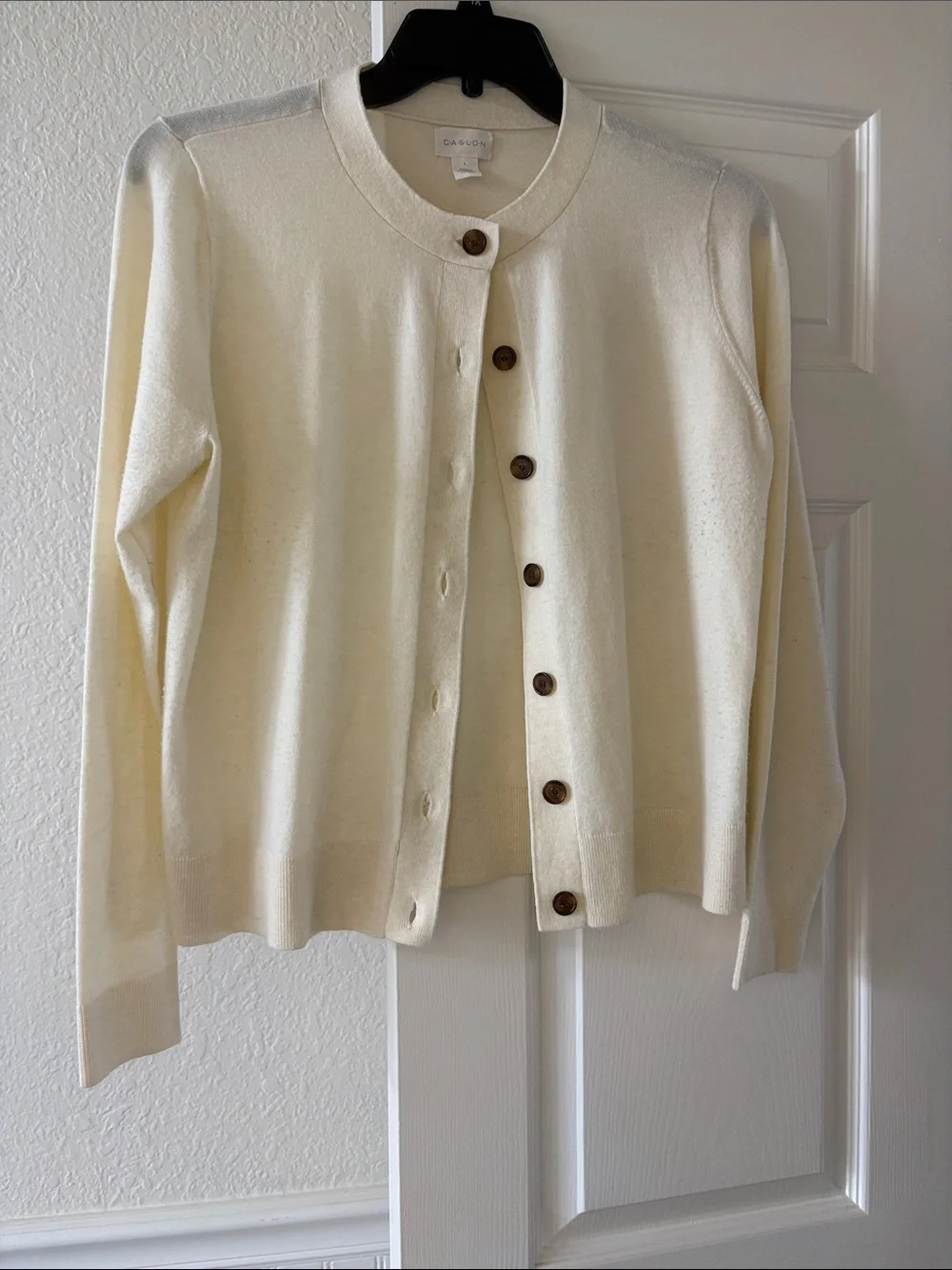 Caslon cream  Crewneck Button Cardigan
